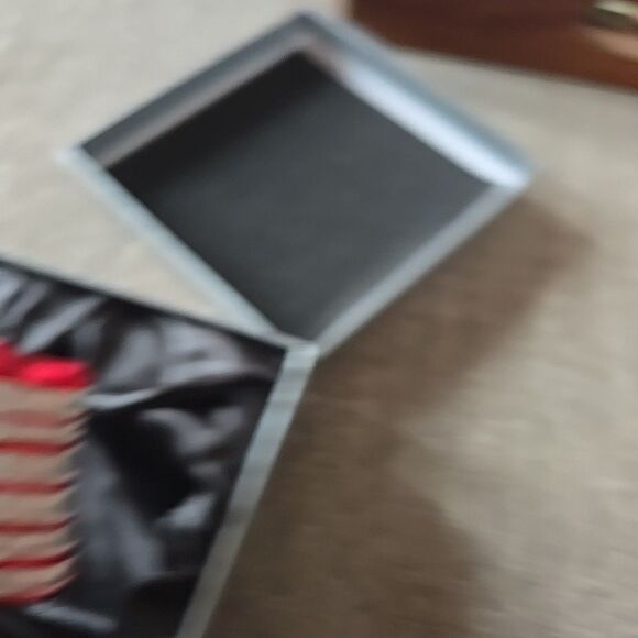 Valerie Parr Hill Glass Ornament American Flag Patriotic Christmas USA July 4th - Picture 6 of 8